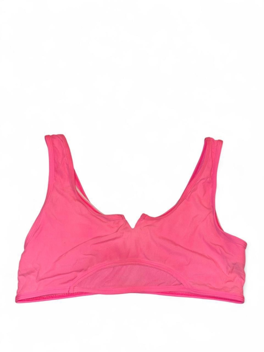 Women’s Seamless V-Notch Swimsuit Top - Pink